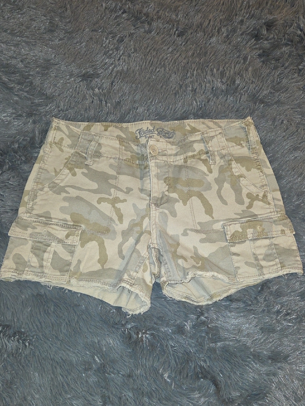 Faded Glory Women's  Camo Cargo Shorts